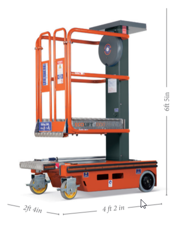 Ecolift 1300 Dimensions